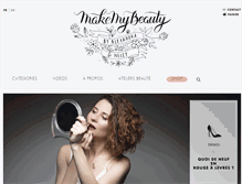 Tablet Screenshot of makemybeauty.com